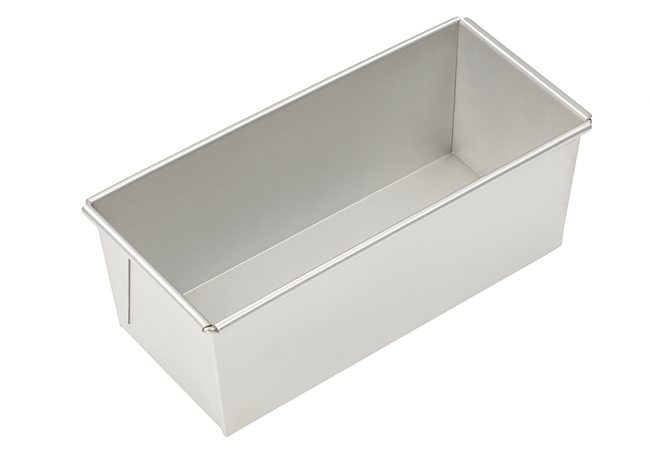 Premium Silver Pound Cake Pan (6–12 Inch) – Nonstick Aluminum Loaf Mold for Perfect Baking