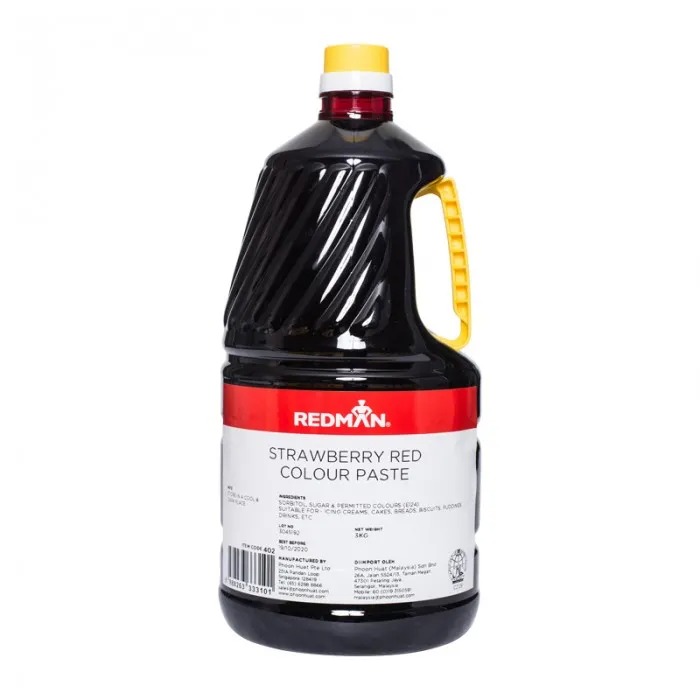 Redman Strawberry Red Colour Paste/Gel 100gm