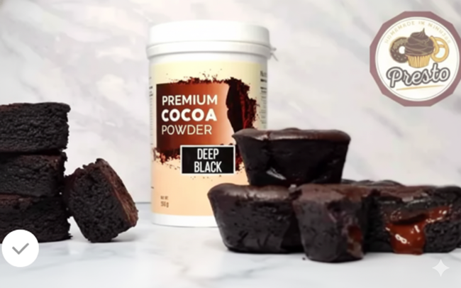 Presto Deep Black Cocoa Powder 200gm (Loose)