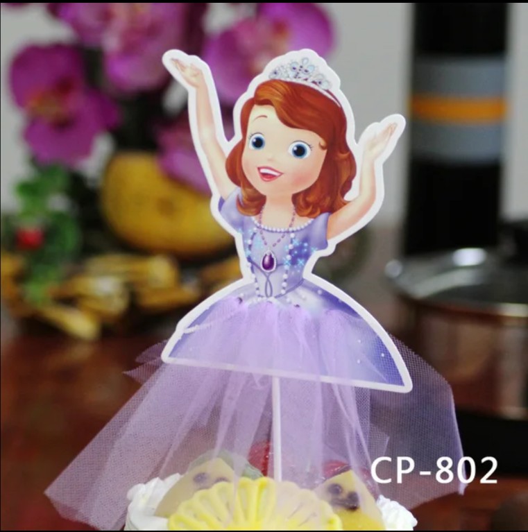 Princess Sofia Paper Cake Topper – 8″ Height (CP-802)