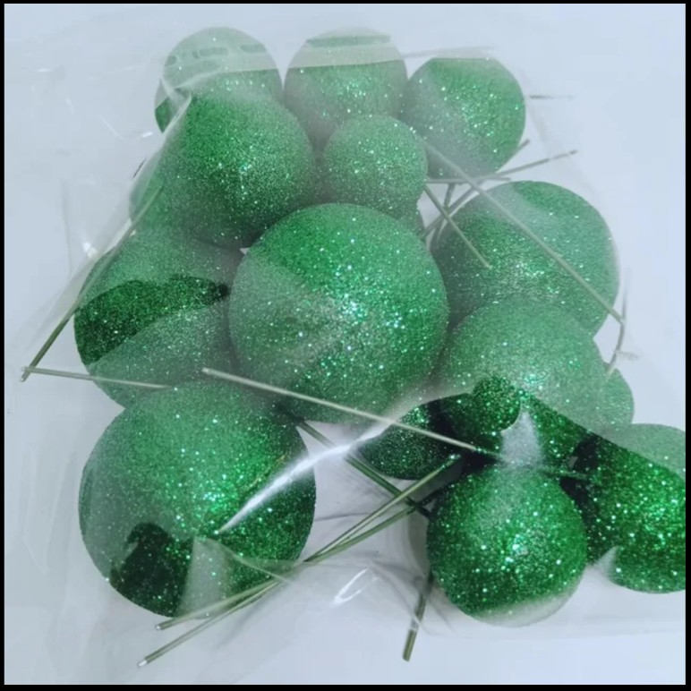 Green Glitter Decoration Ball