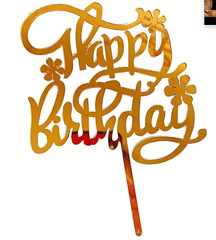 Birthday Cake Topper Flower