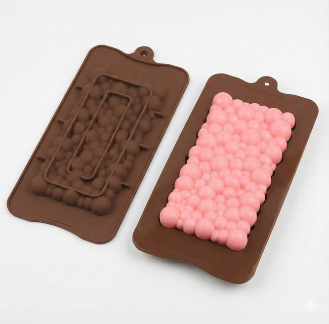 Bubble Silicone Chocolate Bar Mold