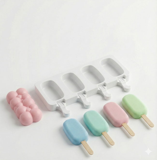 Cake Popsicle Mold (Big, 4 Cell)
