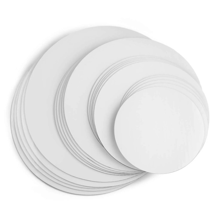 White Cake Board – Round (6” to 16”)