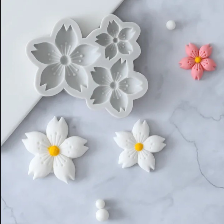 Silicone Cherry Blossom Flower Mold