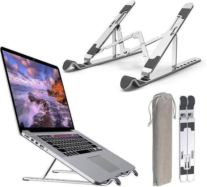 Aluminum Alloy Adjustable Laptop Stand (10–17 Inch)