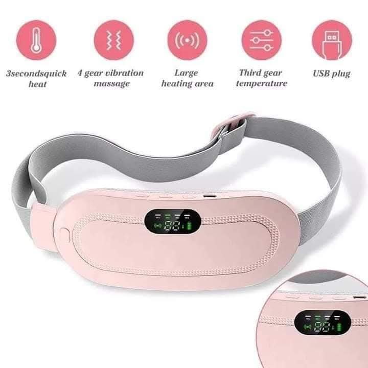 Electric Heating Pad with Vibration Massage Belt (Women)